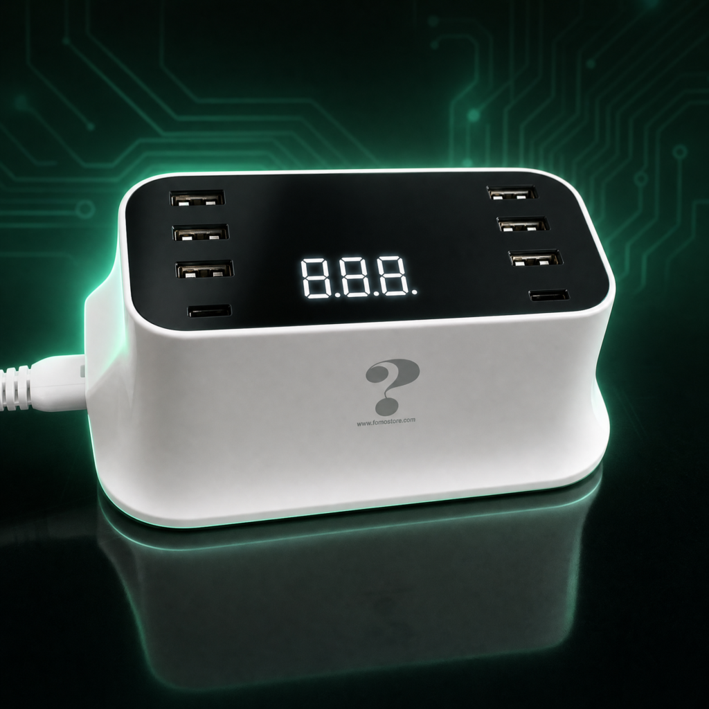 شاحن USB ذكي ( بثمانية منافذ 40 واط )